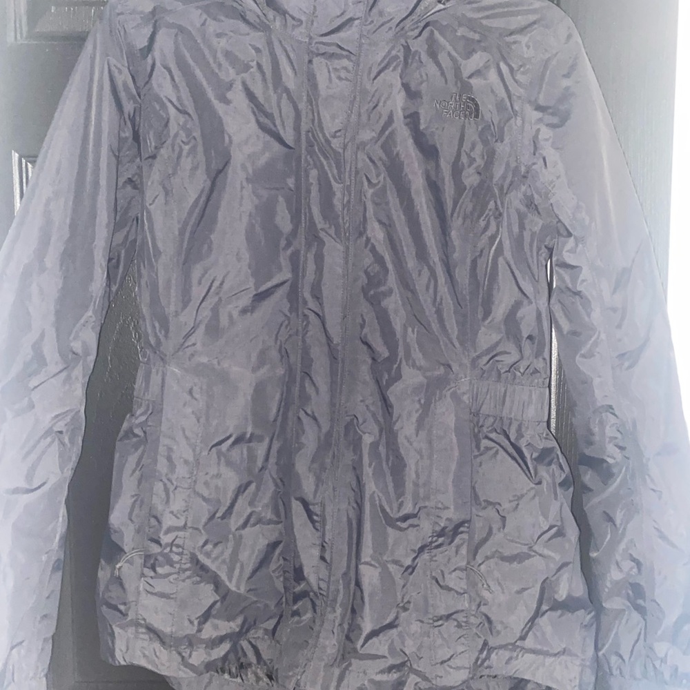 Black North Face Rain Jacket